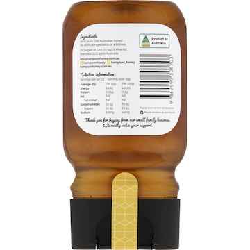 Hampson Honey Raw Honey Squeezy 500g