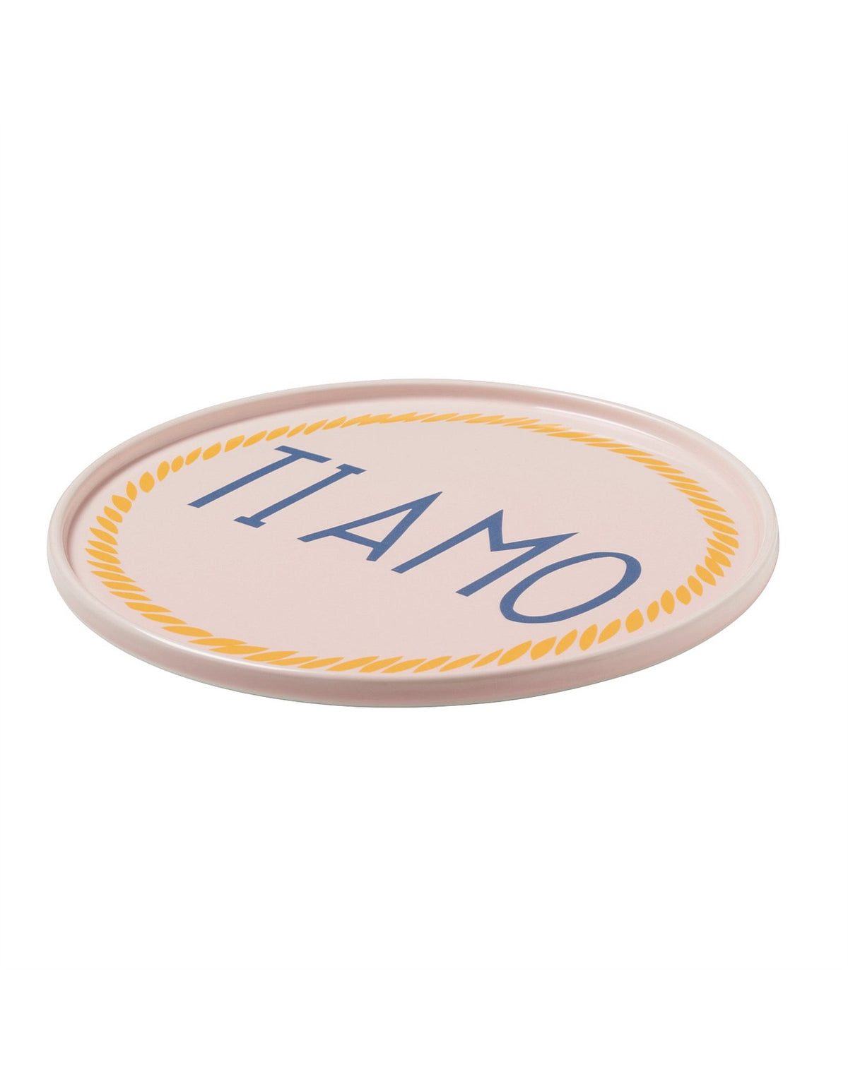 Ti Amo 25cm New Bone China Dinner Plate Pink