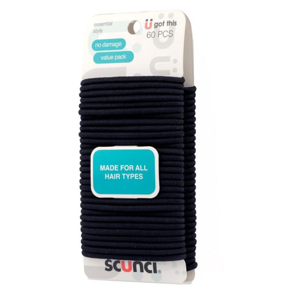 4mm No Damage Black Elastics