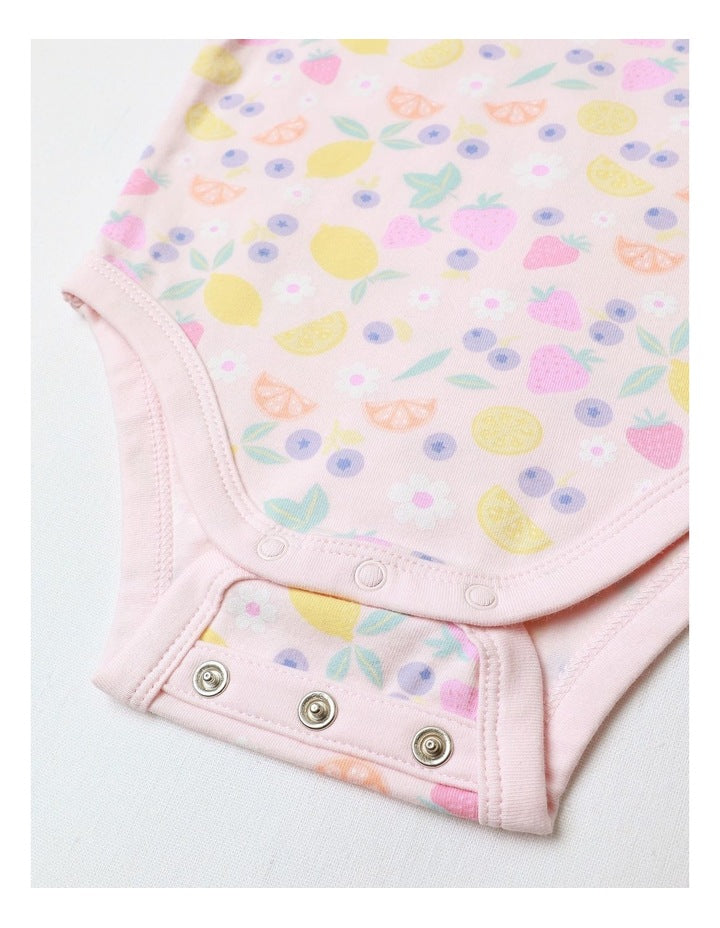 Essential Fruit Bodysuit in Blush