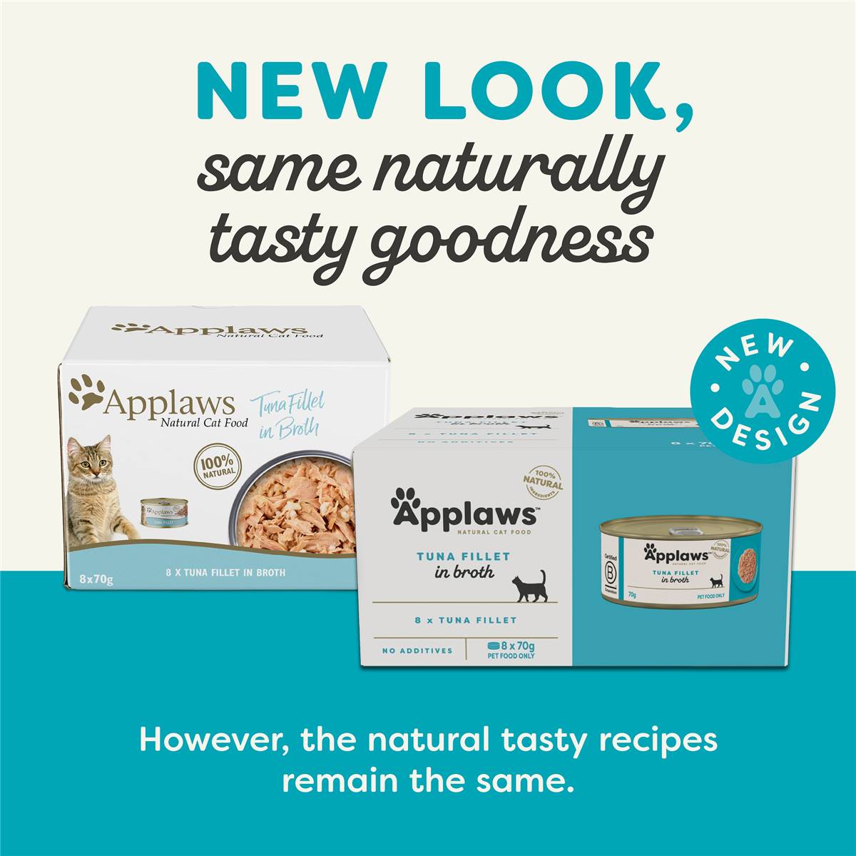 Applaws Cat Food Tuna Fillet In Broth 8 Pack 560g