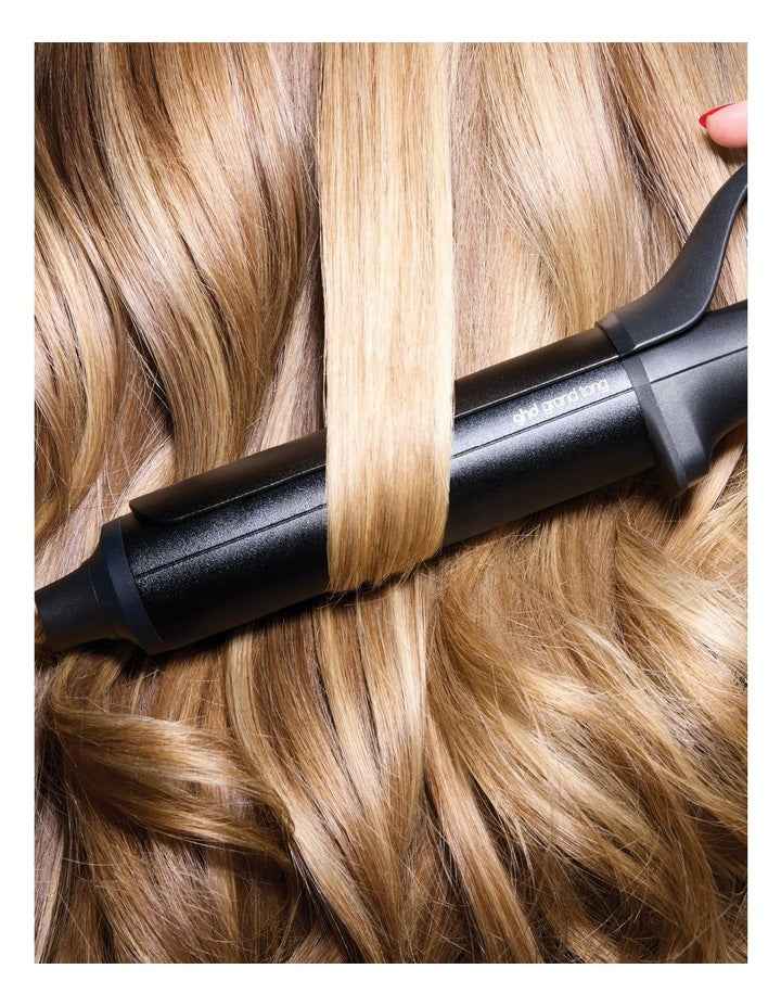 Chronos curve grand curling tong in black