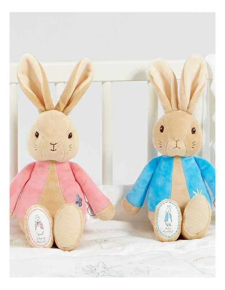 Peter Rabbit And Flopsy Bunny Bean Rattle Plush Toy