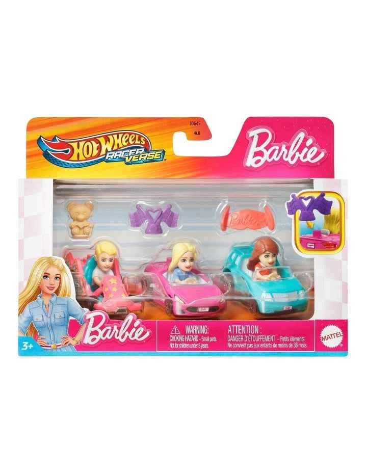 RacerVerse Barbie 3-Pack