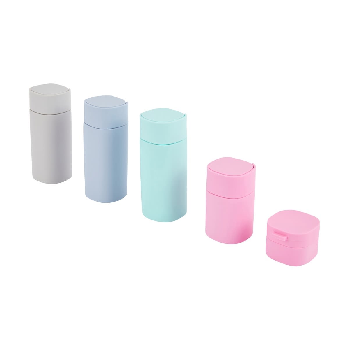 OXX Travel 5 Piece Travel Bottle Set