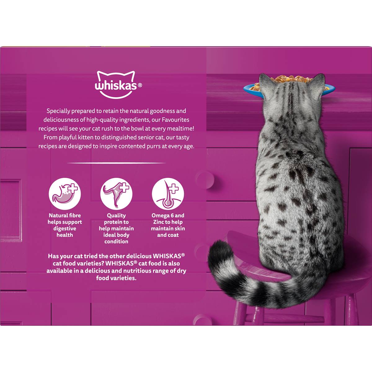 Whiskas Tuna Flavour Favourites In Jelly 85g x24 Pack