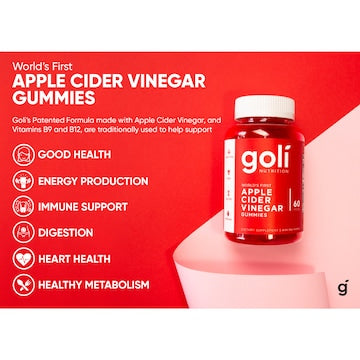 Goli Apple Cider Vinegar Gummies 60 pack
