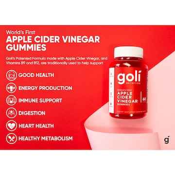Goli Apple Cider Vinegar Gummies 60 pack