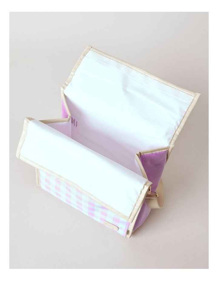 Flap Lunch Bag in Lilac
