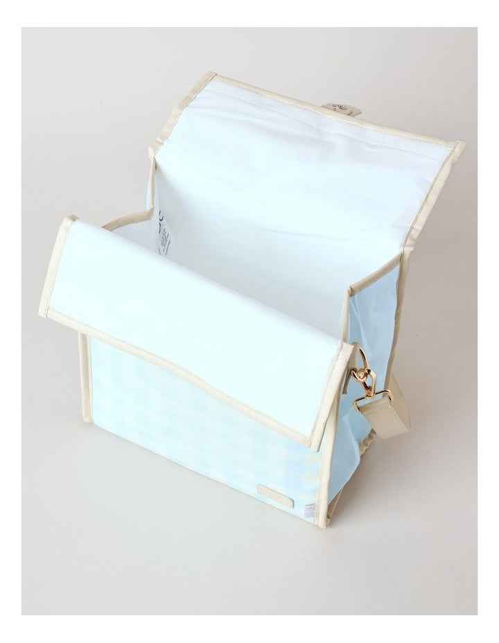 Flap Lunch Bag in Blue