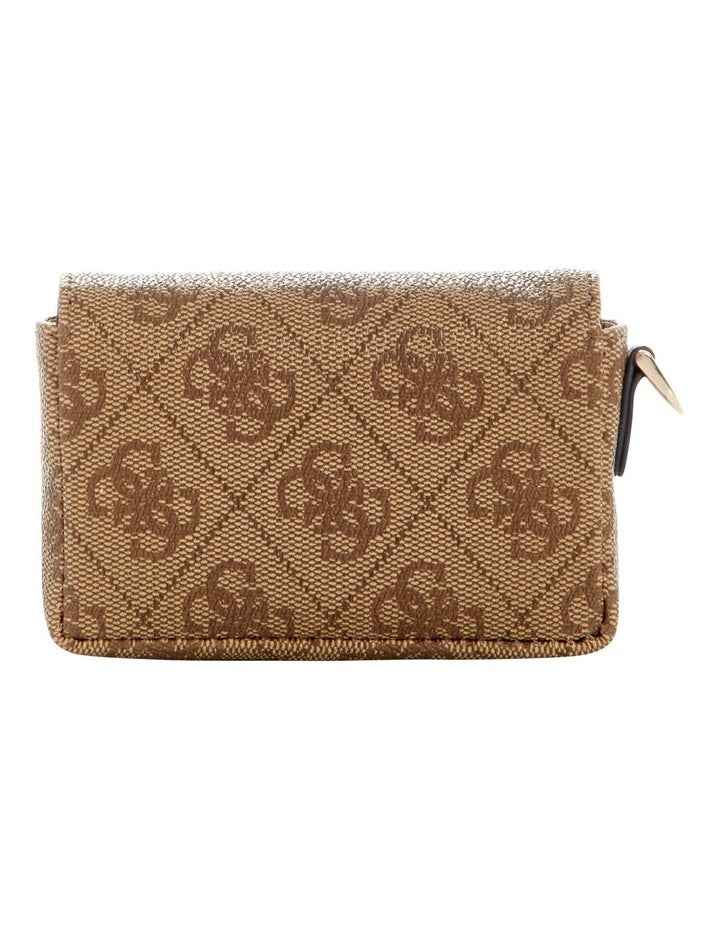 Laurel II Micro Coin Purse in Brown