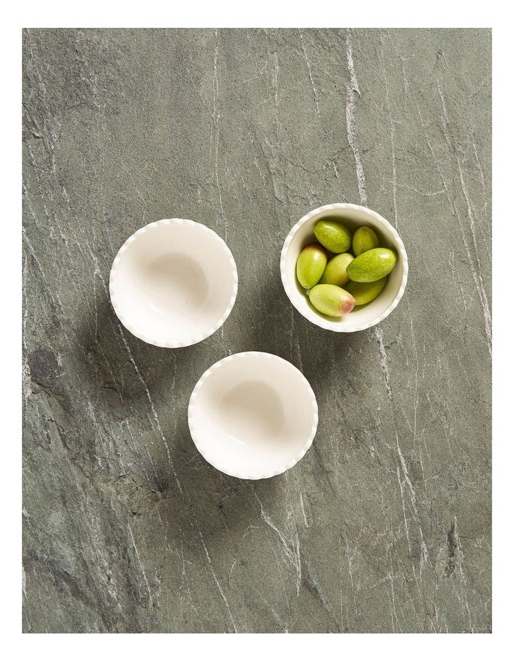 Annie Collection Rectangle Baking Tray in White