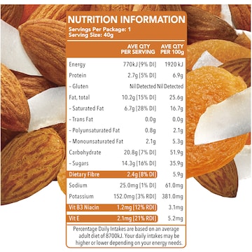 Go Natural Bars Yoghurt Coated Almond & Apricot 40g