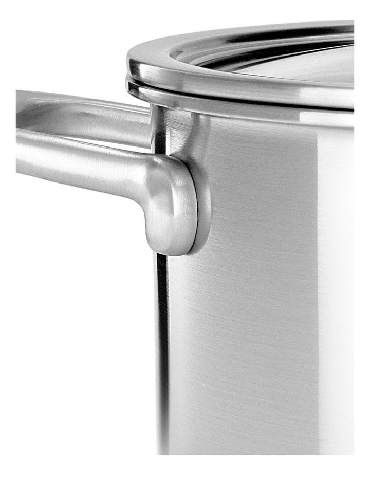 Triply Stainless Steel Casserole 24cm/4.91L in Silver