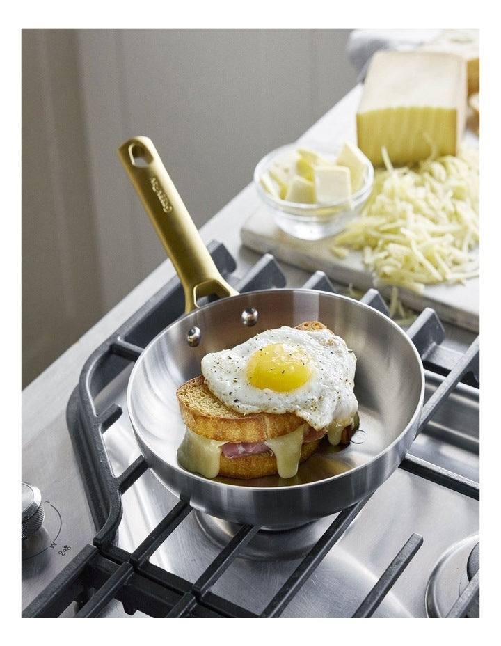 Padova Reserve PFAS-free Stainless Steel Frypan 20cm in Silver