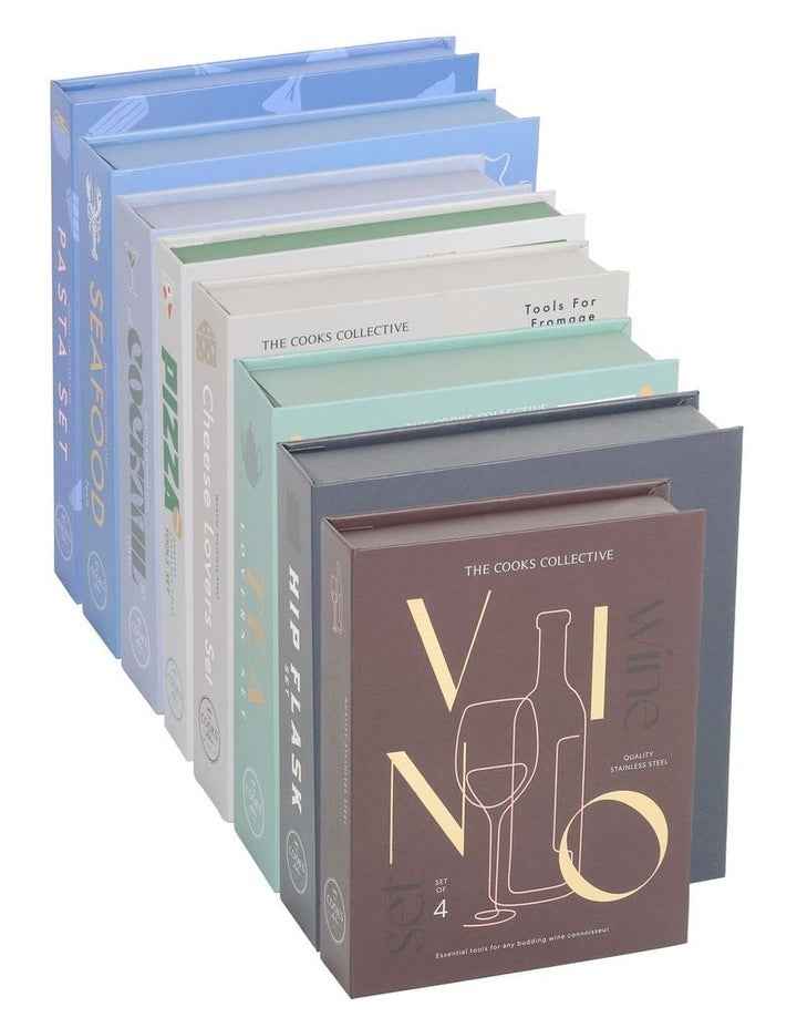 Hip Flask Book Gift Set