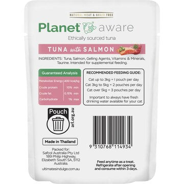 Ultimates Indulge Planet Friendly Tuna With Salmon Wet Cat Food 85g