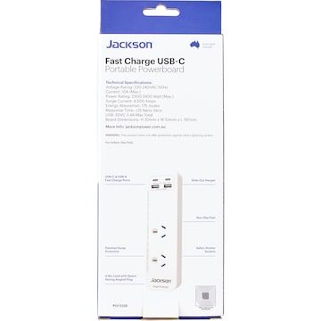 Jackson USB C Portable Powerboard each