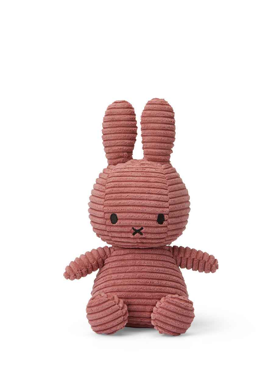 Miffy & Friends Miffy (ECO) Corduroy Dusty Rose 23cm