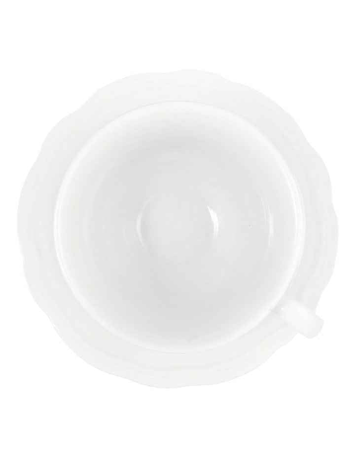 Florence Scallop Cup And Saucer 220ml in White