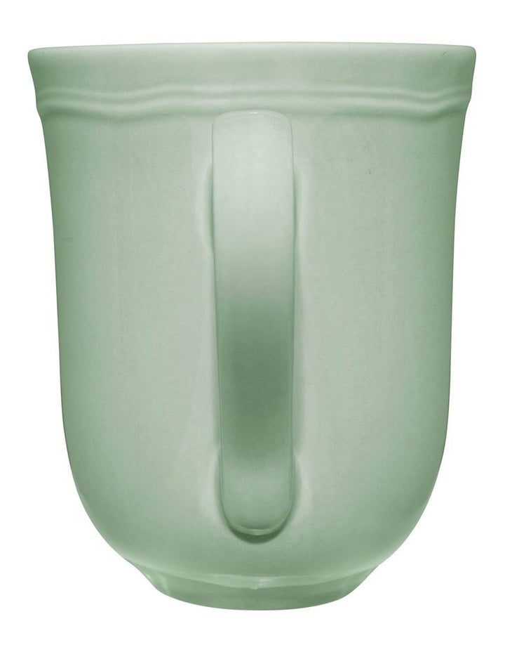 Florence Embossed Mug 390ml in Light Green