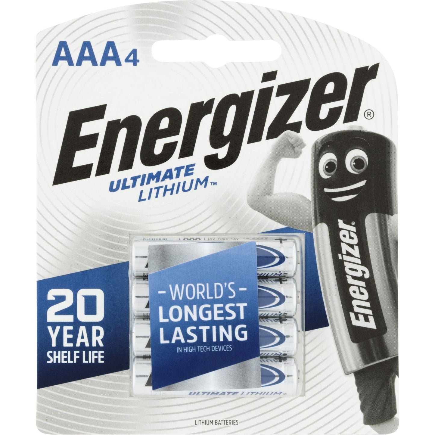 Energizer Lithium AAA Batteries (4-pack)
