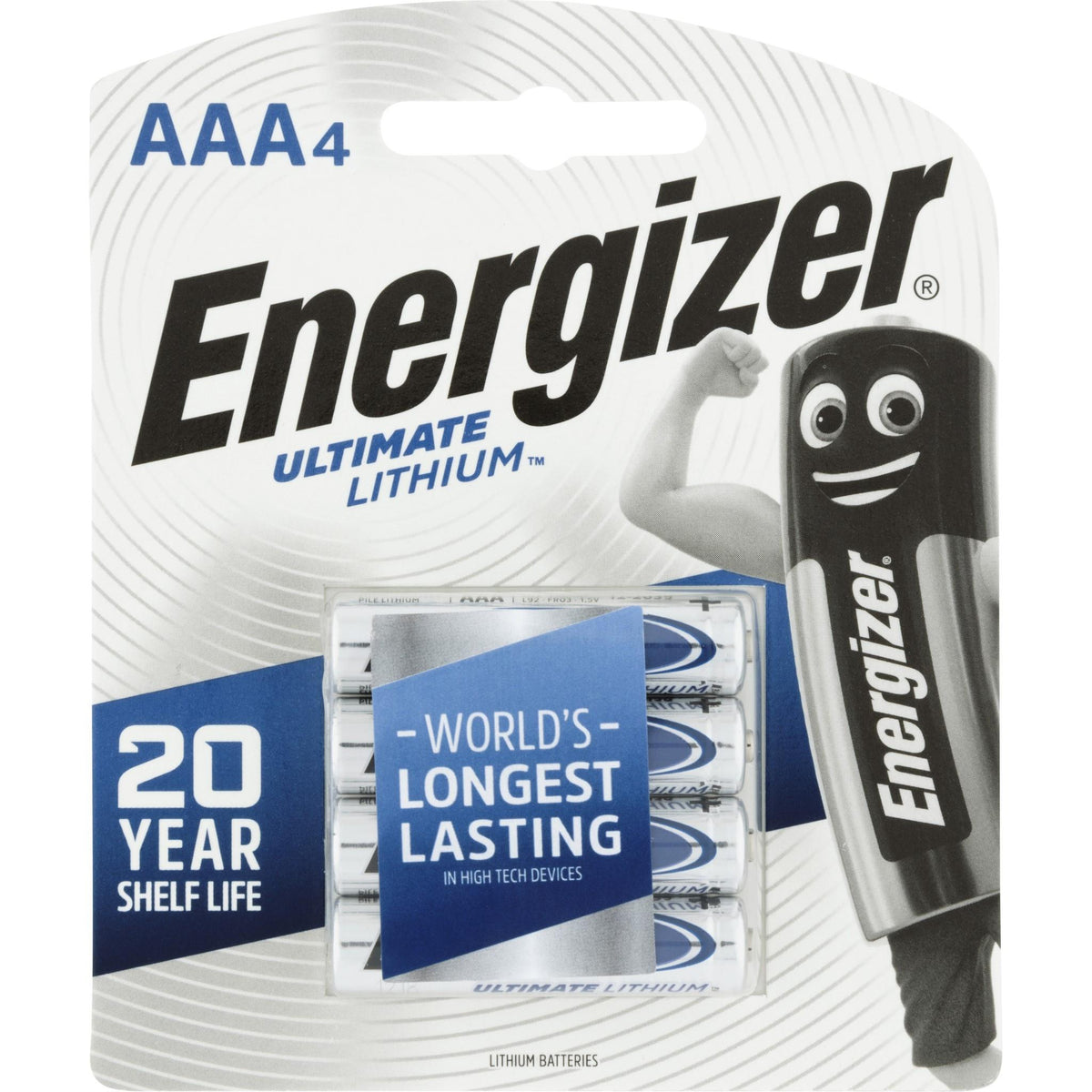 Energizer Lithium AAA Batteries (4-pack)