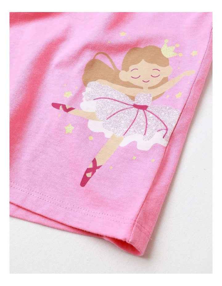 Ballerina Bliss Pyjama Set in Hot Pink