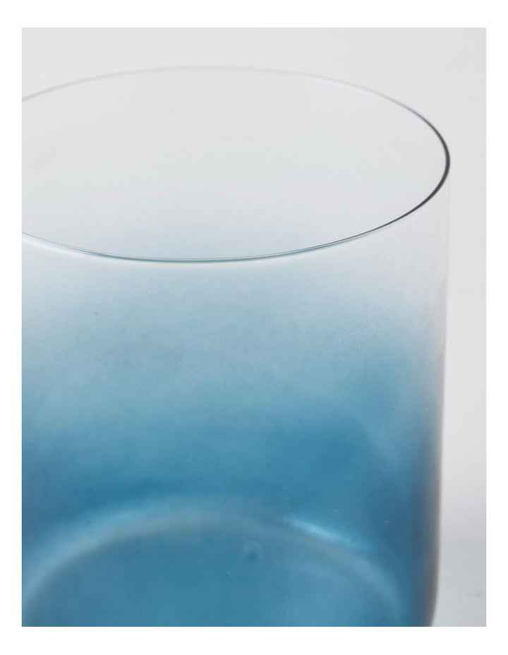 Tumbler Thin Glass 4pk in Blue