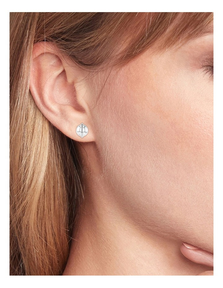 Stainless Steel Stud Earrings 2780814 in Silver