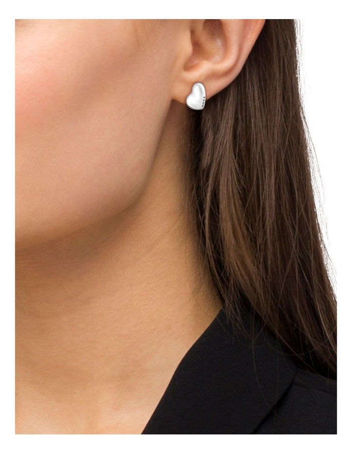 Stainless Steel Stud Earrings 1580563 in Silver