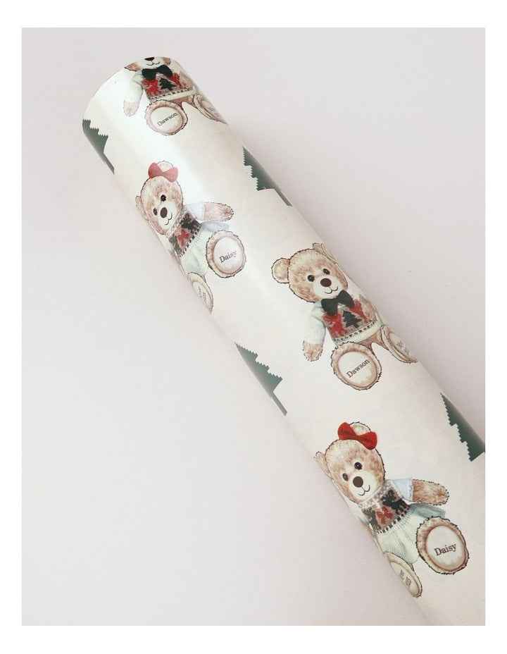 Heirloom Christmas Bears Wrap 5m in Cream