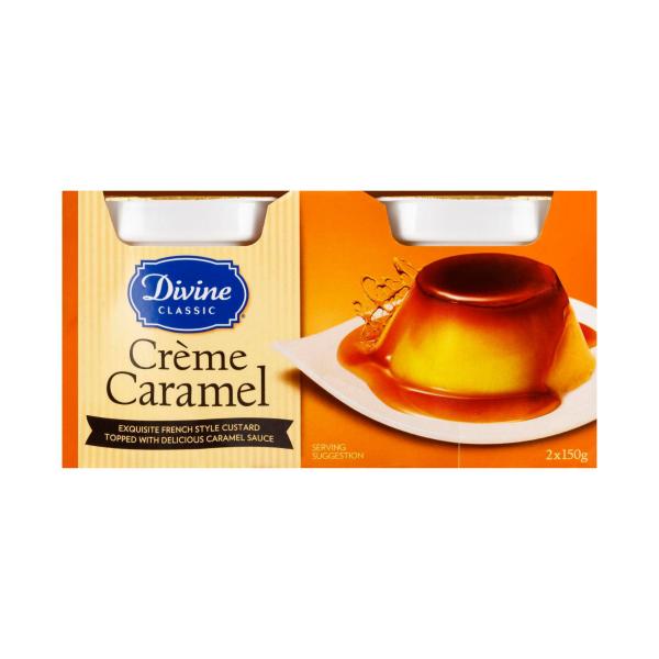 DIVINE CLASSIC 2PK DAIRY DESSERT:CREAMY CARAMEL:.:300 GRAM