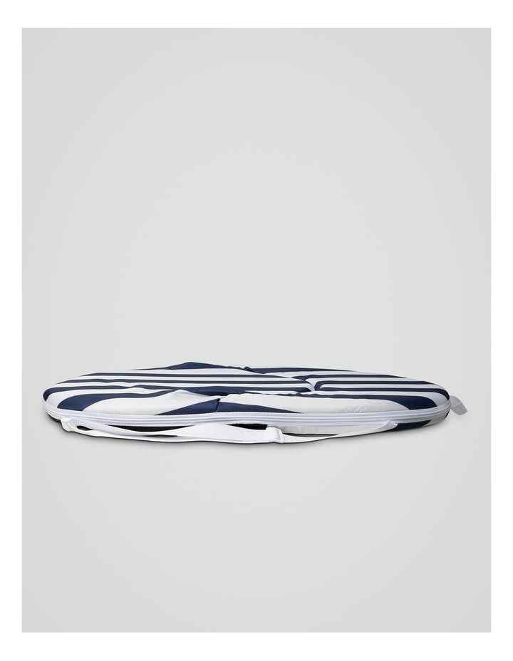 Heritage Capri Stripe Round Recliner: Navy