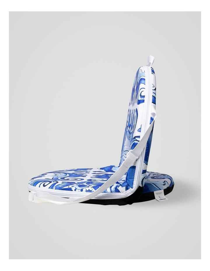 Heritage Valentina Round Recliner: Blue