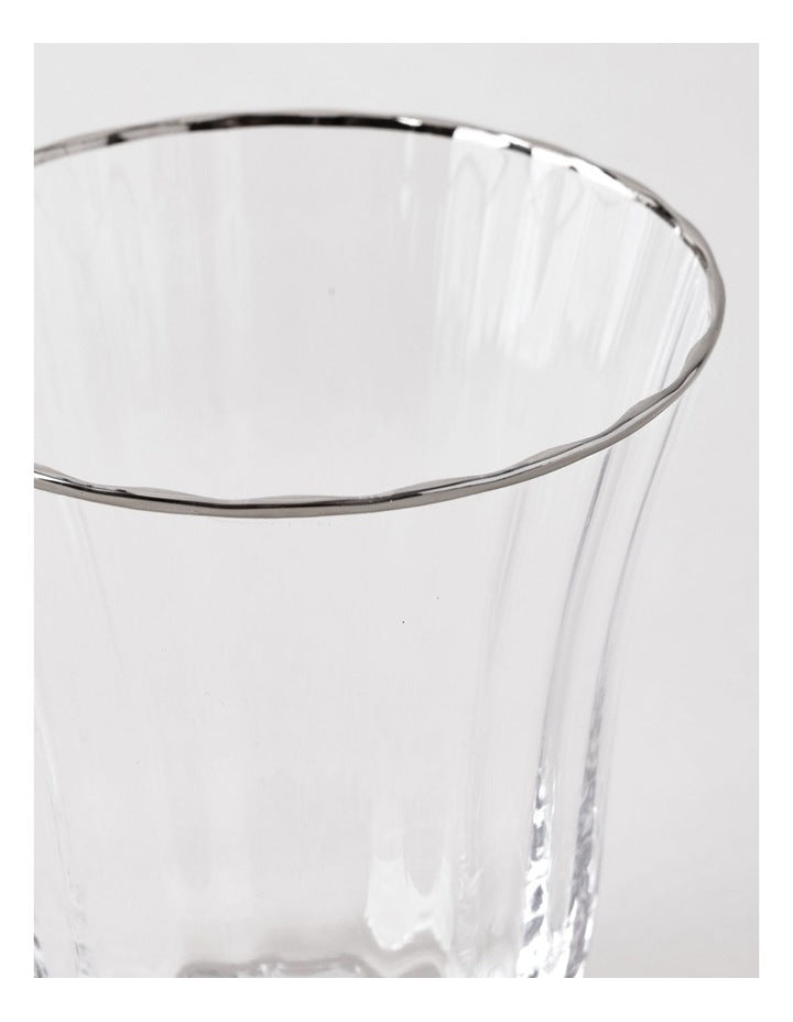 Gabrielle Tumbler Set of 4 in Silver