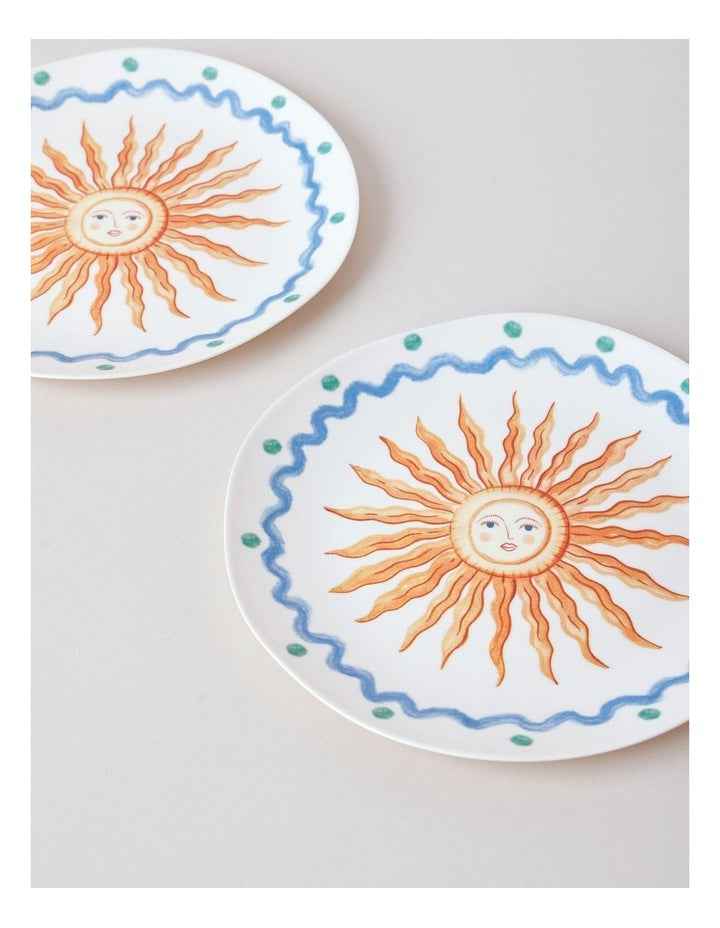 Sunshine Side Plate Set of 2 in Multi