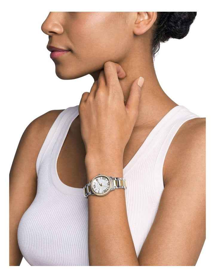 MK4910 Sage Analogue Watch in Two Tone