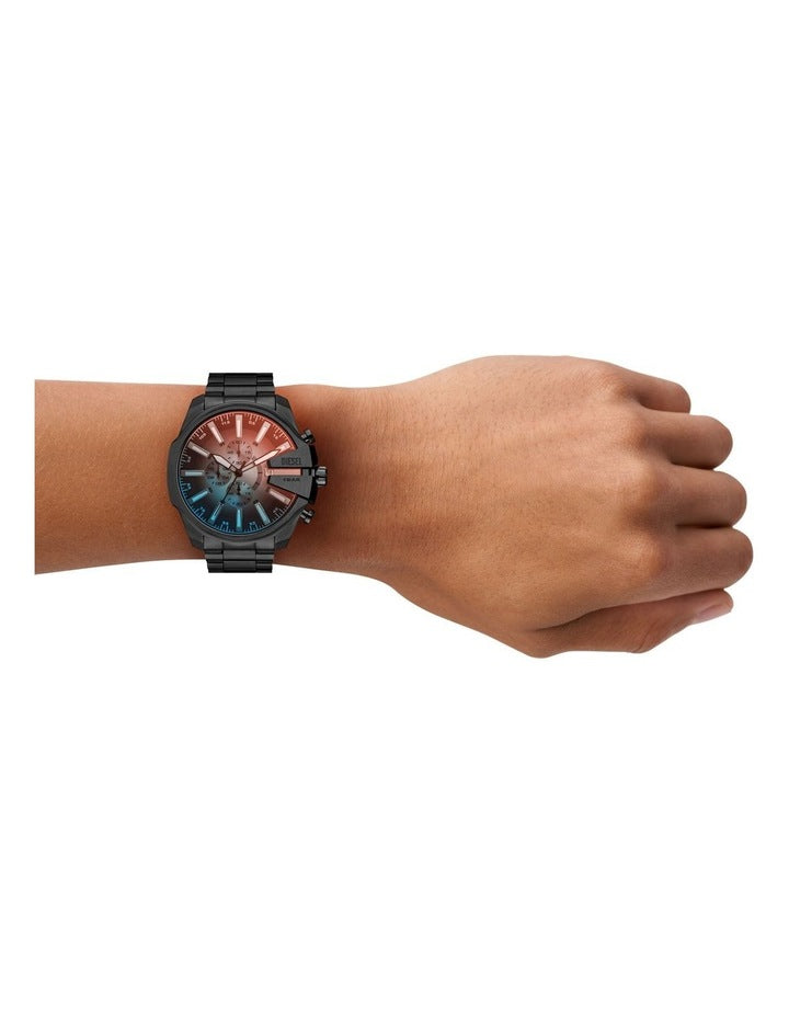 Mega Chief Slim DZ4689 Analog-Chronograph Watch in Black