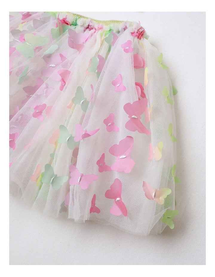 Rainbow Wings and Skirt Set in Rainbow