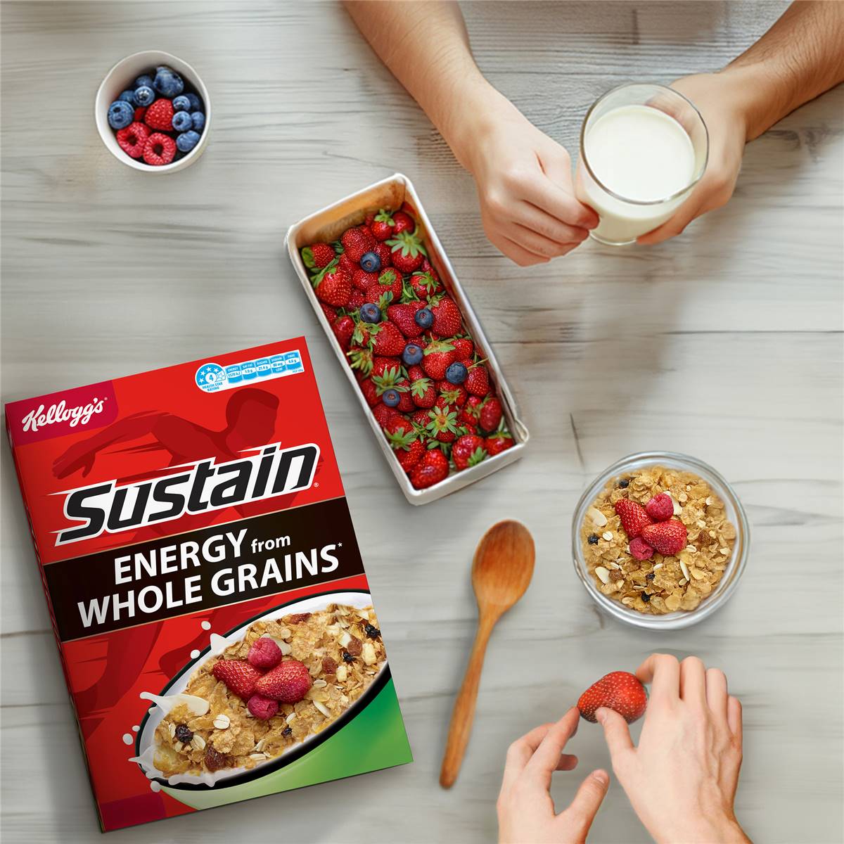 Kellogg's Sustain Original Breakfast Cereal 460g