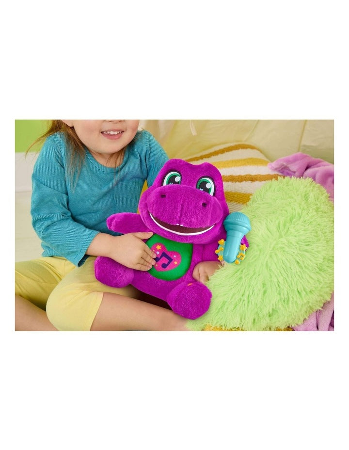 Fisher Price Barneys World Sing Along Barney Plush