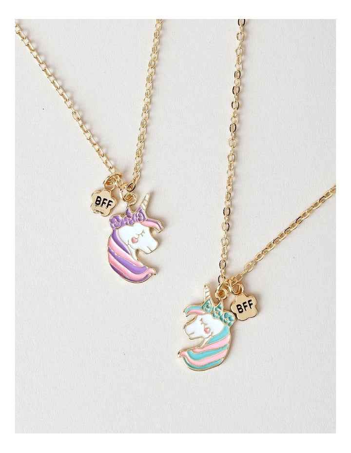 BFF Unicorn Necklace in Gold
