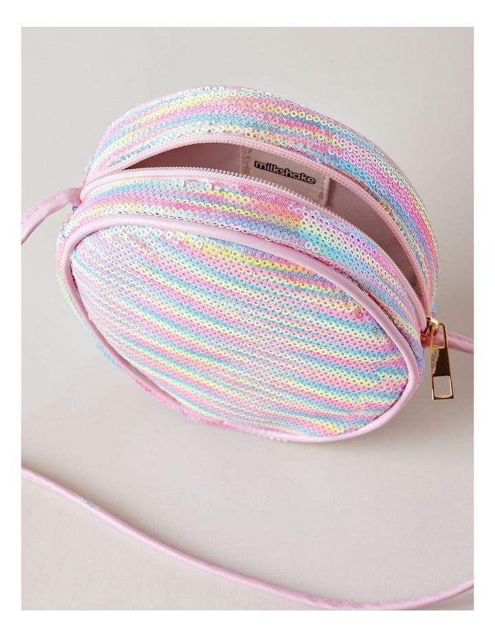Girls Sequin Crossbody Bag in Multi