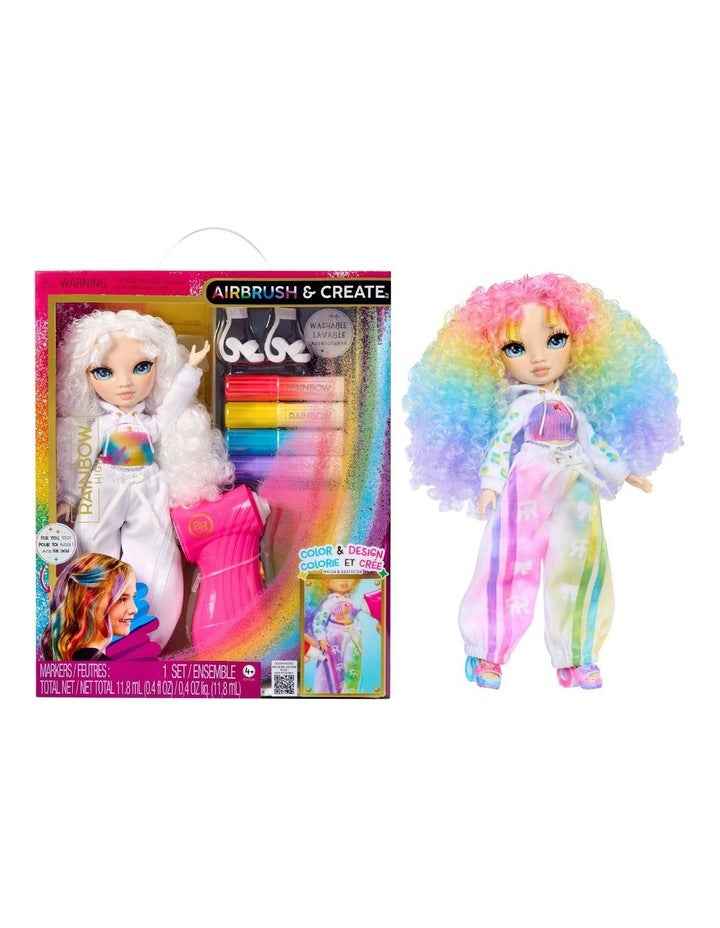 Air Brush And Create Fashion Dolls -Green Eyes