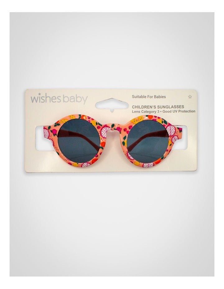 Baby Fruit Print Round Sunglasses in Multi