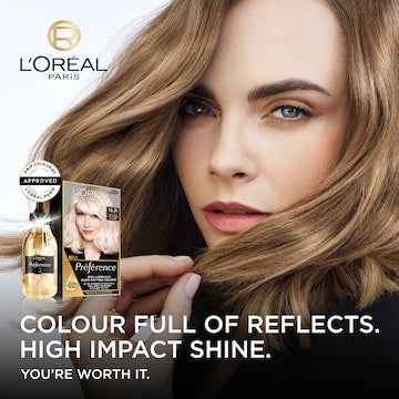 L'Oreal Paris Preference Hair Colour 10.21 Very Very Light Pearl Blonde each