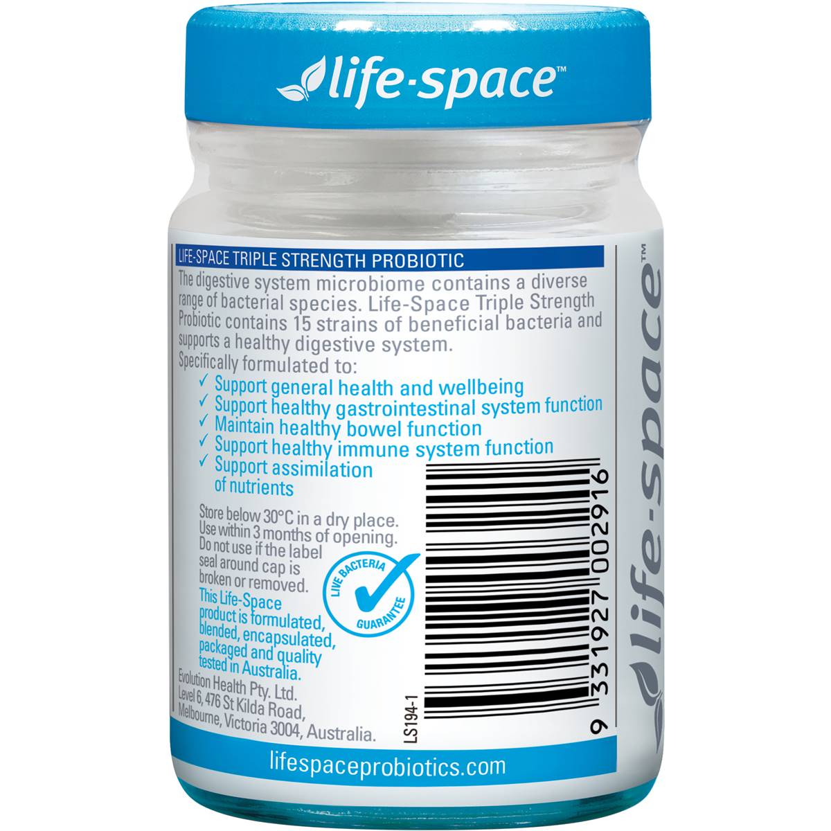 Life-Space Triple Strength Probiotic Capsules 20 pack