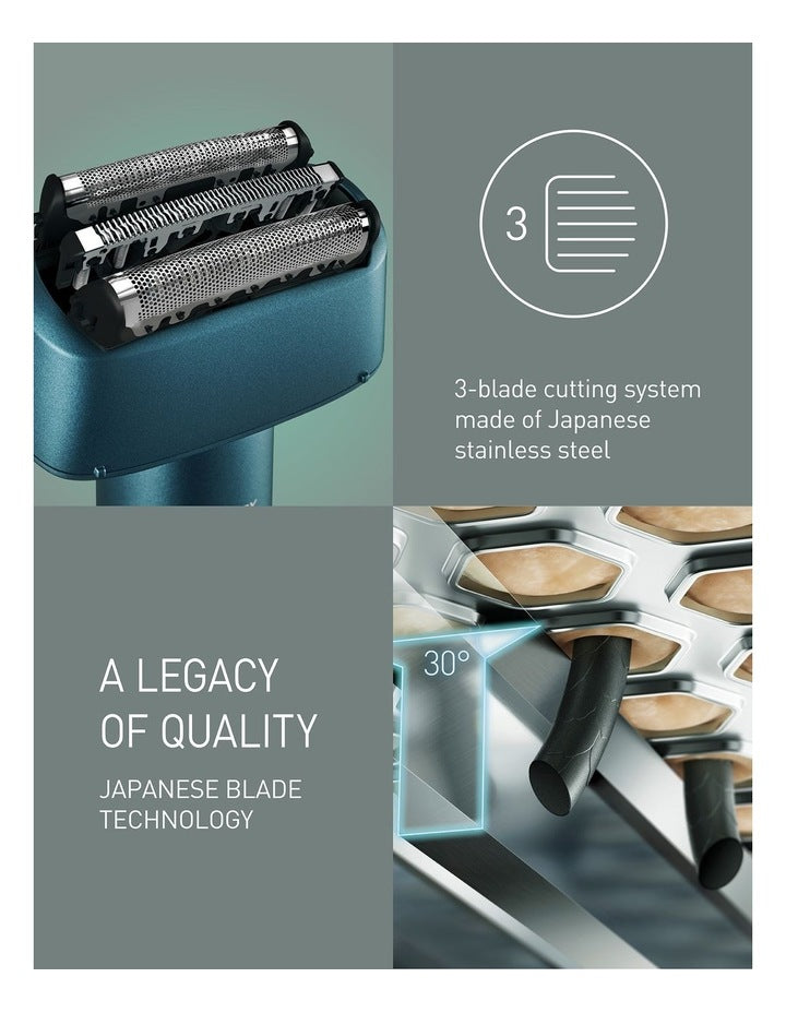 Series 300 3 Blade ES-RM3B-A541 Shaver in Blue