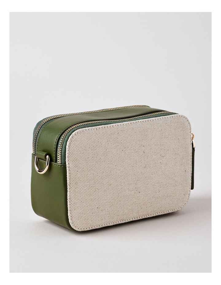Budapest Crossbody Bag in Olive Combo